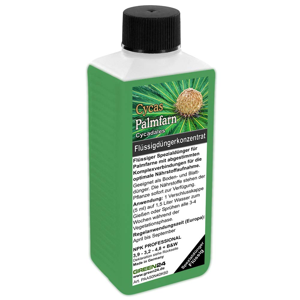 Palmfarn Dnger Cycas dngen, Premium Flssigdnger aus der Profi Linie :  Amazon.de: Garten