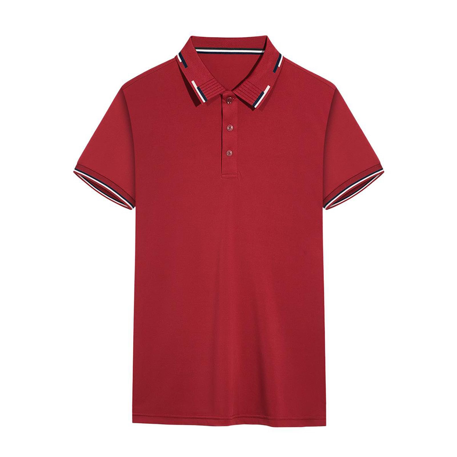 Camisetas Polo Hombre Verano Viajero Cuello Oficina Manga Corta