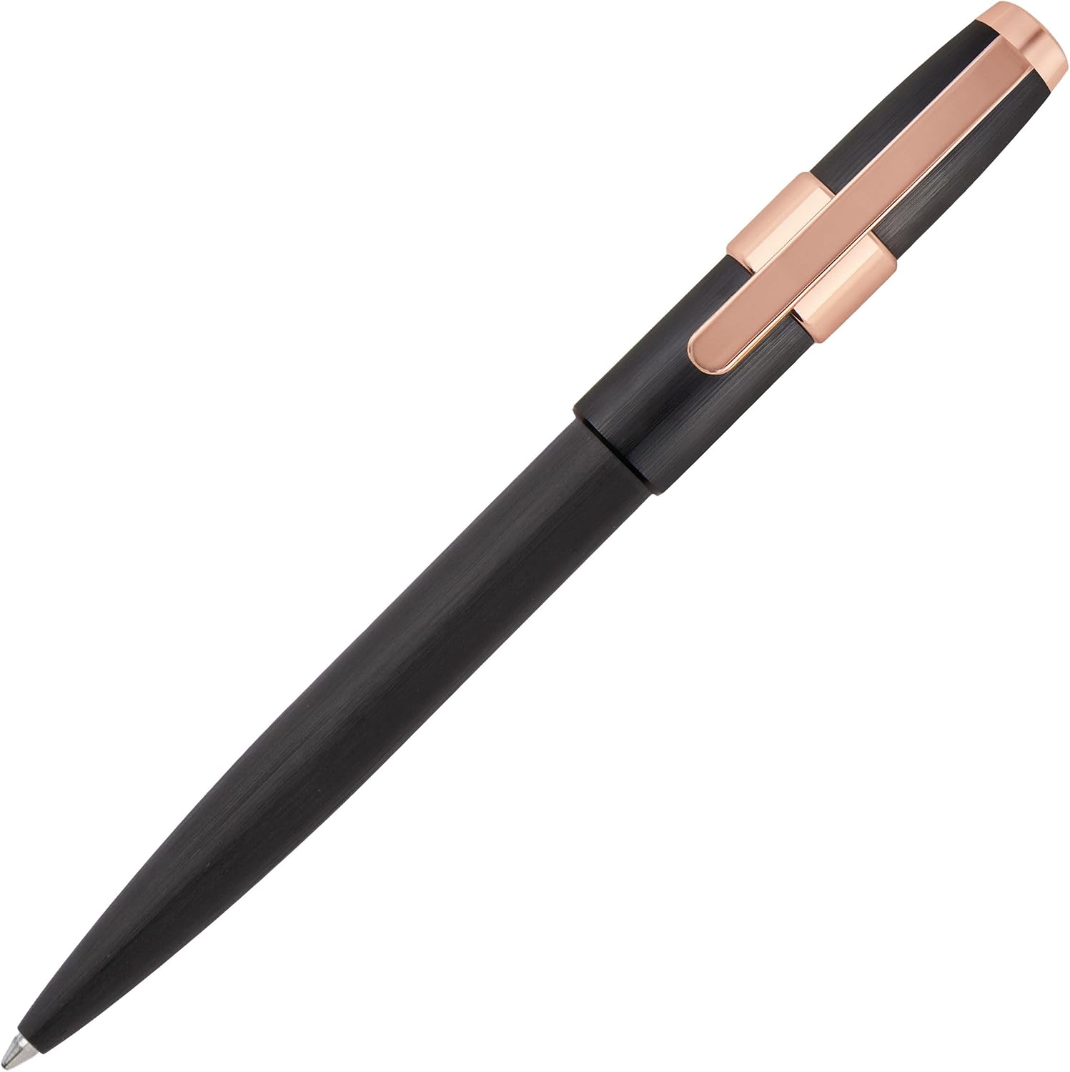 Cerruti 1881 Ballpoint Pen Block Brushed | Writing Instrument For Men And Women | Elegant Gift Box (Black)