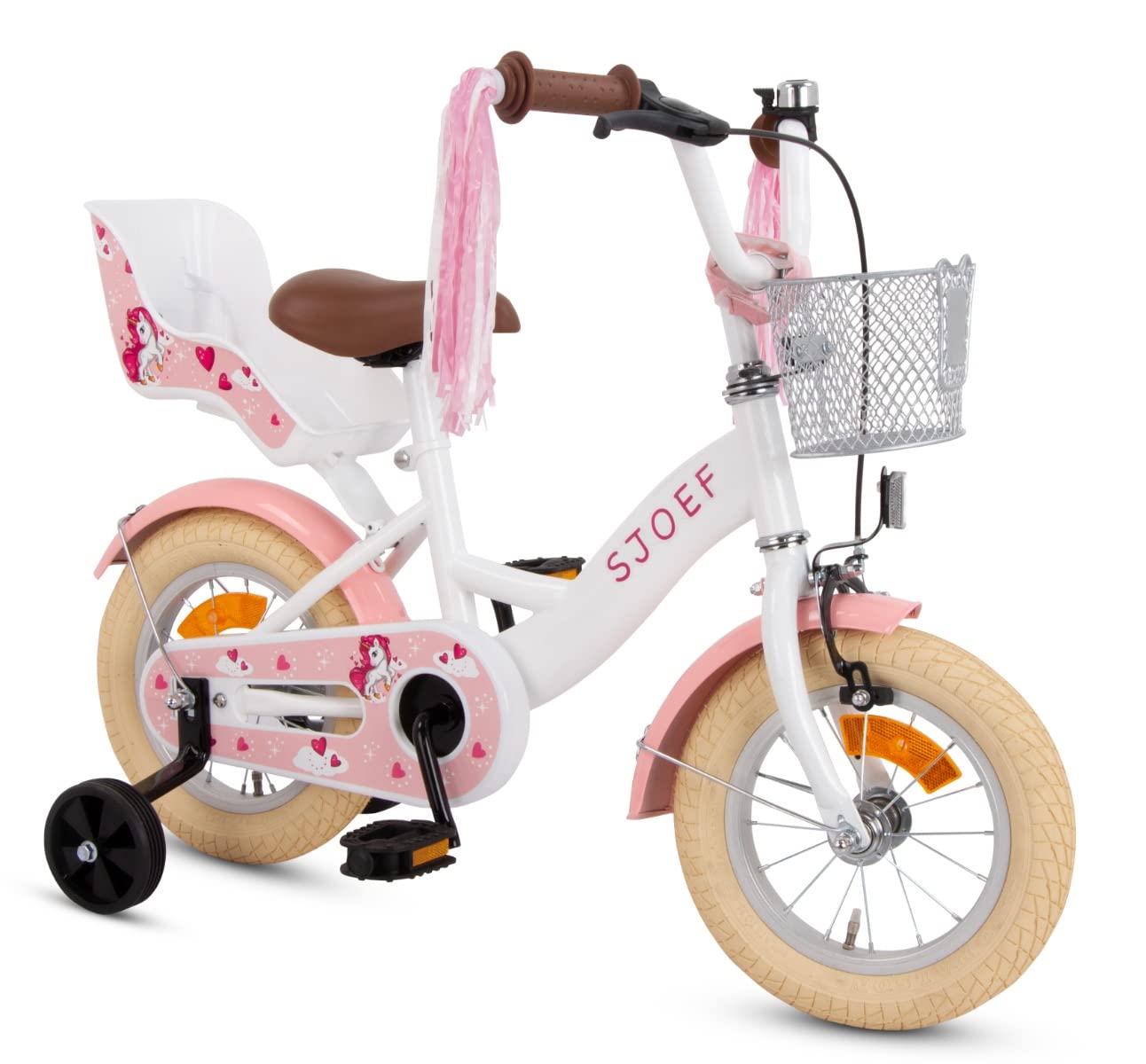 lief kinderfahrrad SJOEF Dolly 12 Zoll | Ab 2-4 Jahre | einfache Montage (95% vormontiert) | Kinder Fahrrad für Mädchen/Jugend | Kleidergröße von 90 bis 105 cm | inklusive Stützräder ALAIKO-EXCHANGES-MM-E-3190-MX-MCC Cube 26 Zoll, Kinderfahrrad Color:Blue/Silver-OB-B