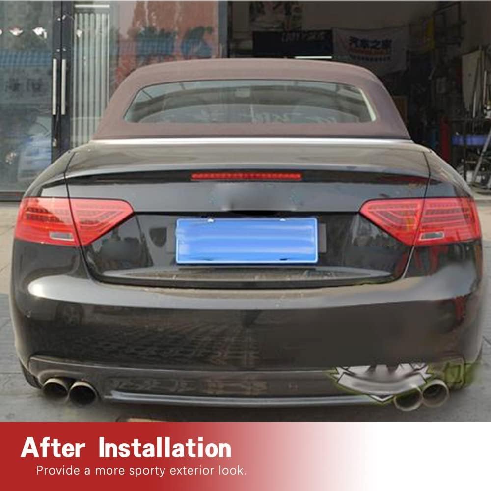 Carbon Fiber Rear Bumper Lip for Audi A5 2012 2013 Coupe 2 Door Rear Bumper Diffuser Lip Spoiler Factory Outlet