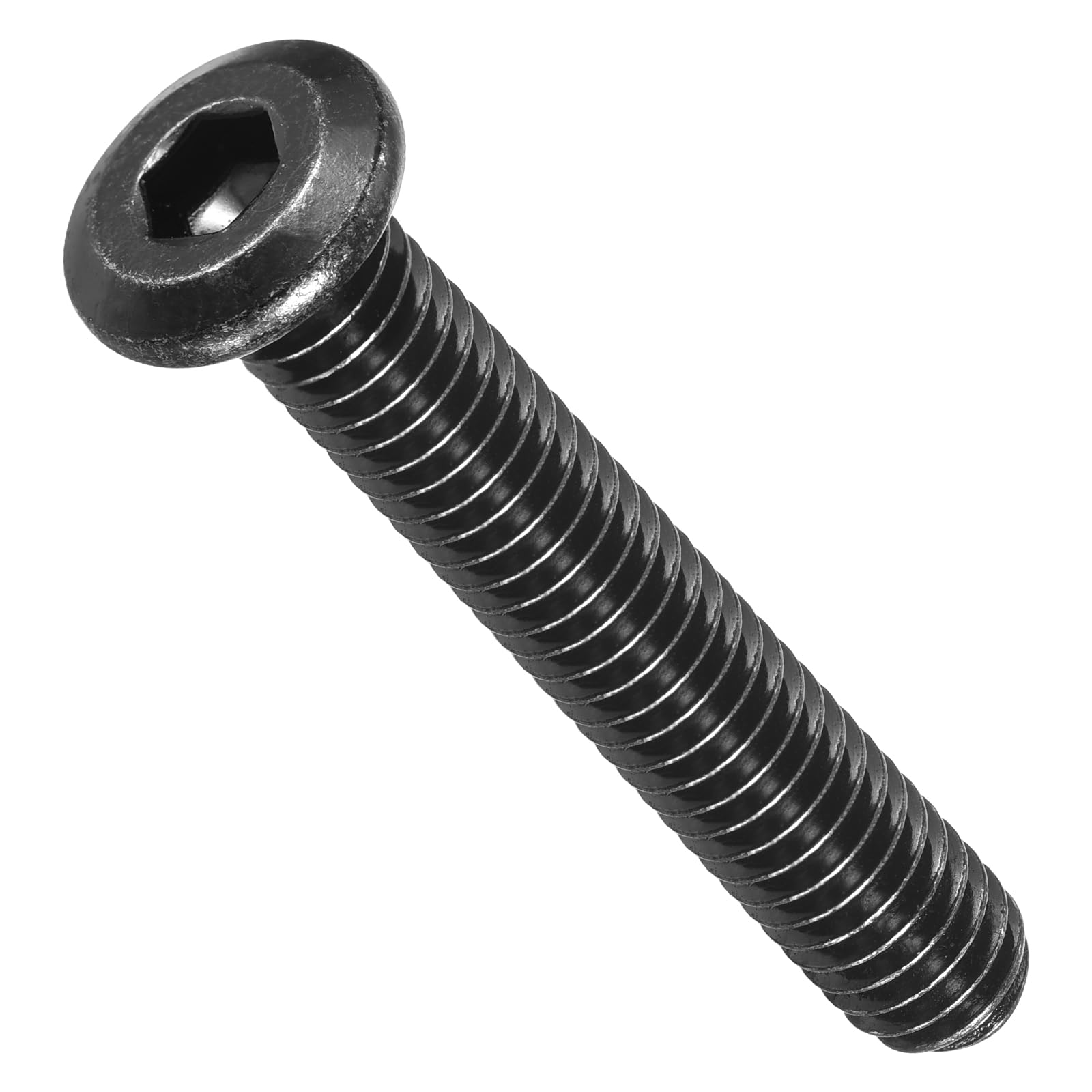 METALLIXITY Flat Head Hex Socket Cap Screws Bolts(5/16"-18x2") 10Pcs, 304 Stainless Steel Hex Socket Furniture Bolts Screws