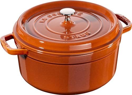 Bild 15 - STAUB Gusseisen Bräter/Cocotte, rund 28cm, 6,7L, kirsche / rot