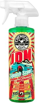 Chemical Guys AIR23516 JDM Squash Scent Premium Air Freshener and Odor Eliminator, Great for Cars, Trucks, SUVs, RVs, Home, Office, Dorm Room & More, Fresh Clean Scent, 16 fl oz