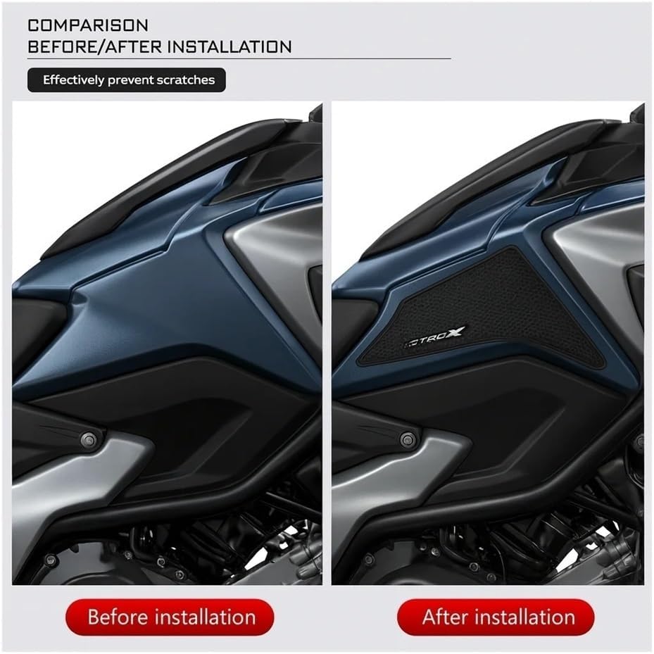 Motorcycle Tank Sticker Motorcycle Accessories Side Fuel Tank Pad Protector Decal Gas Knee Grip Traction Pads Stickers For NC750X 2021