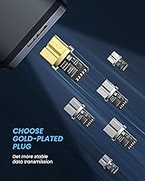 Vista 8 de AINOPE Cable de disco duro externo de 10 Gbps Micro B a USB C para disco duro externo USB C a Micro B, cable trenzado de nailon para MacBook