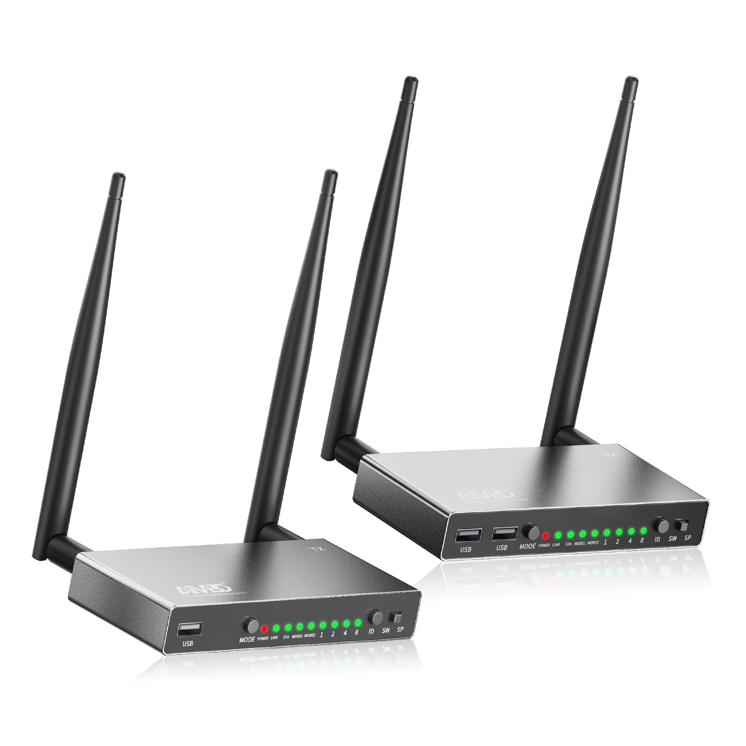 TIMBOOTECH Wireless HDMI Transmitter and Receiver 820FT, Up to 8 Receivers/Transmitters, with KVM, IR Remote, Loop Out, Audio, 5.8G HDMI Extender Casting from Laptop Cable Box to TV/Projector/Monitor-image-28