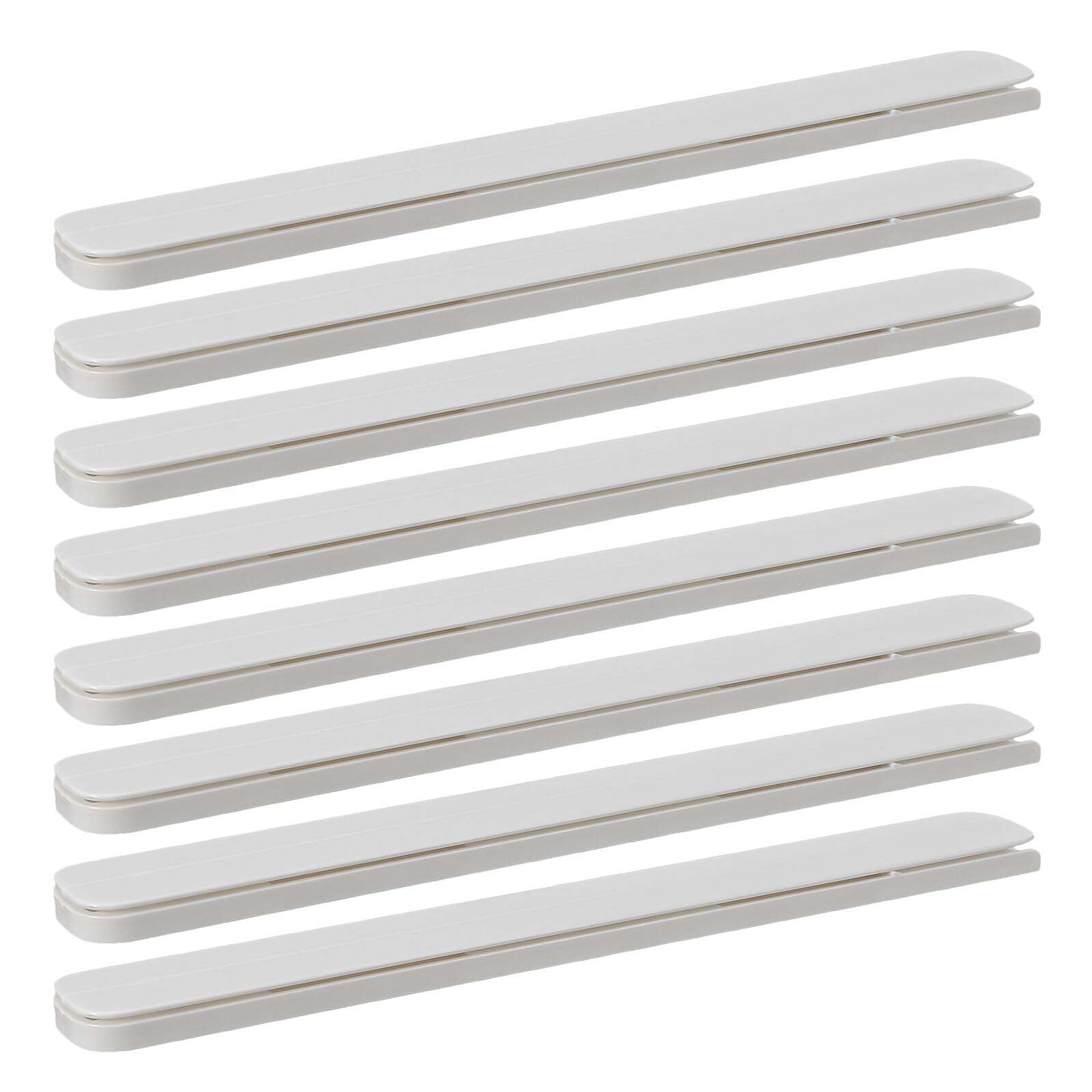 Glissières de tiroir en plastique blanc DOITOOL anti-humidité pour armoire cuisine x8