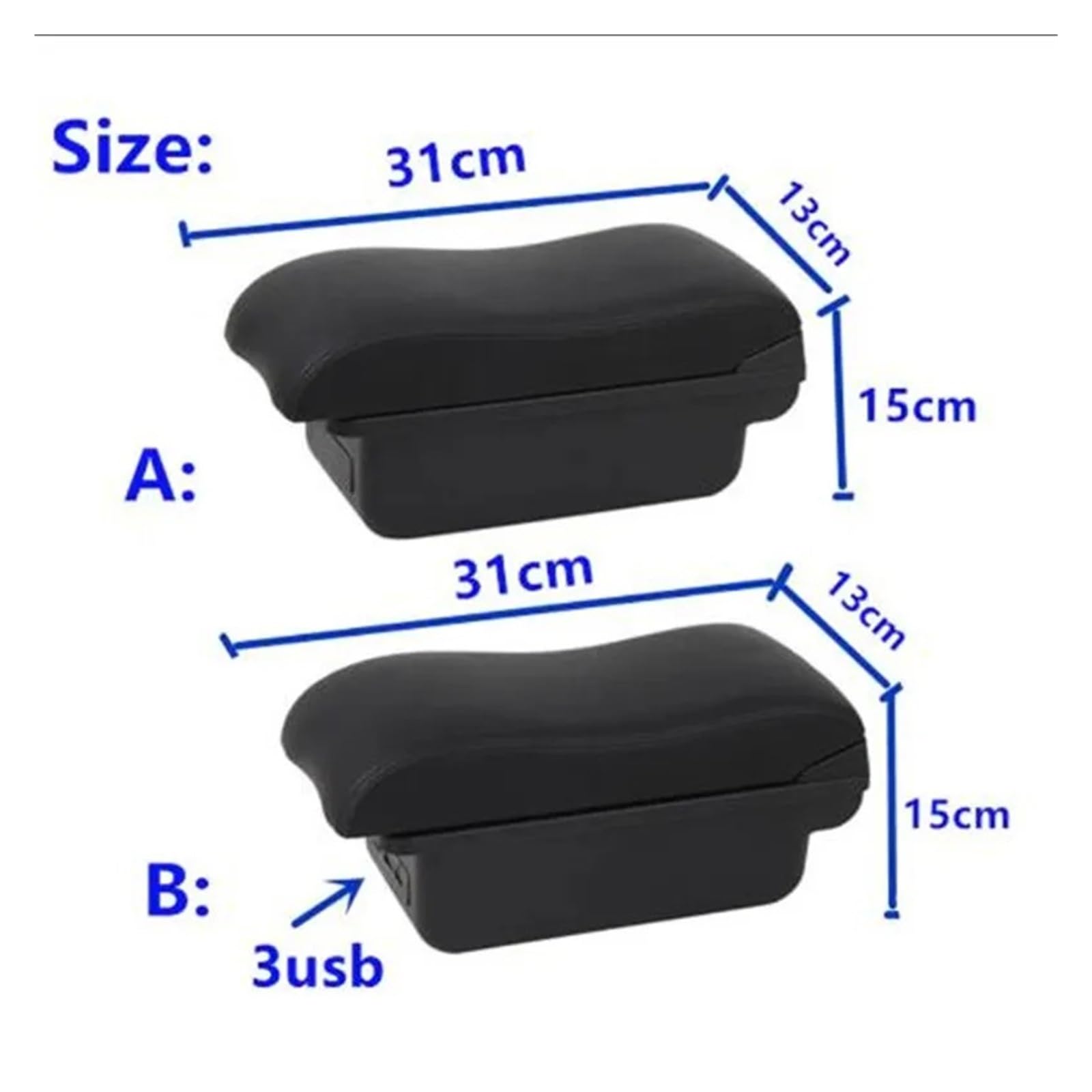 per VW per UP Car Armrest Box Console Storage Dedicato Retrofit