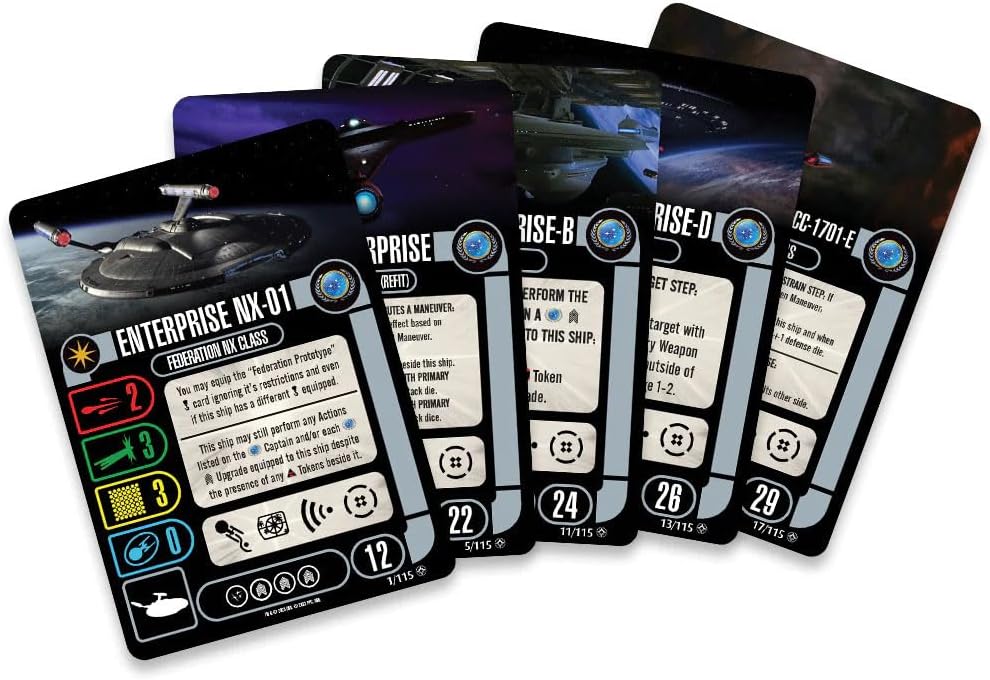 WizKids Star Trek Attack Wing: Federation Faction Pack - These are the Voyages