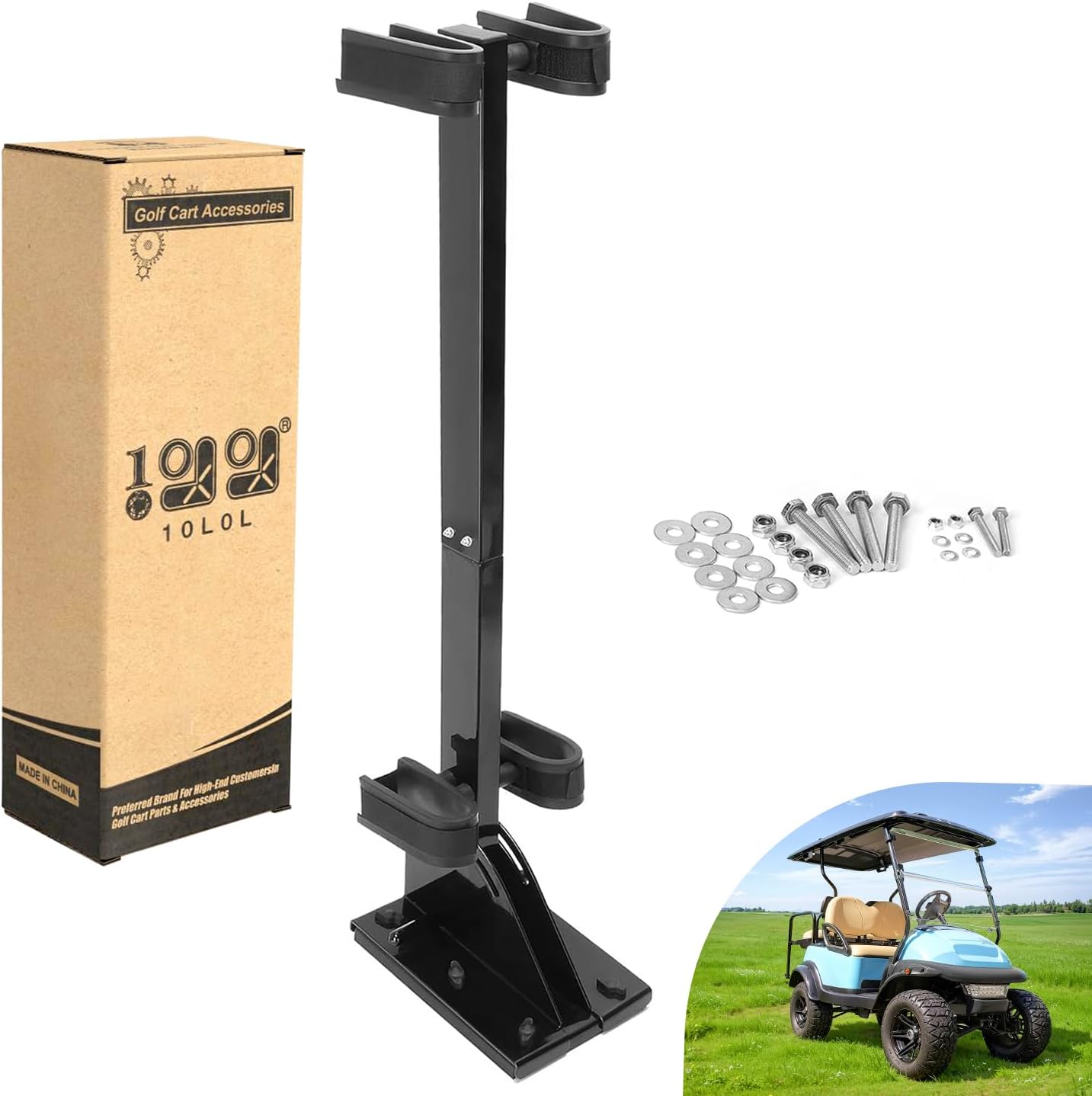 Amazon.com: 10L0L Universal Golf Cart Gun Holder for EZGO, Club Car ...