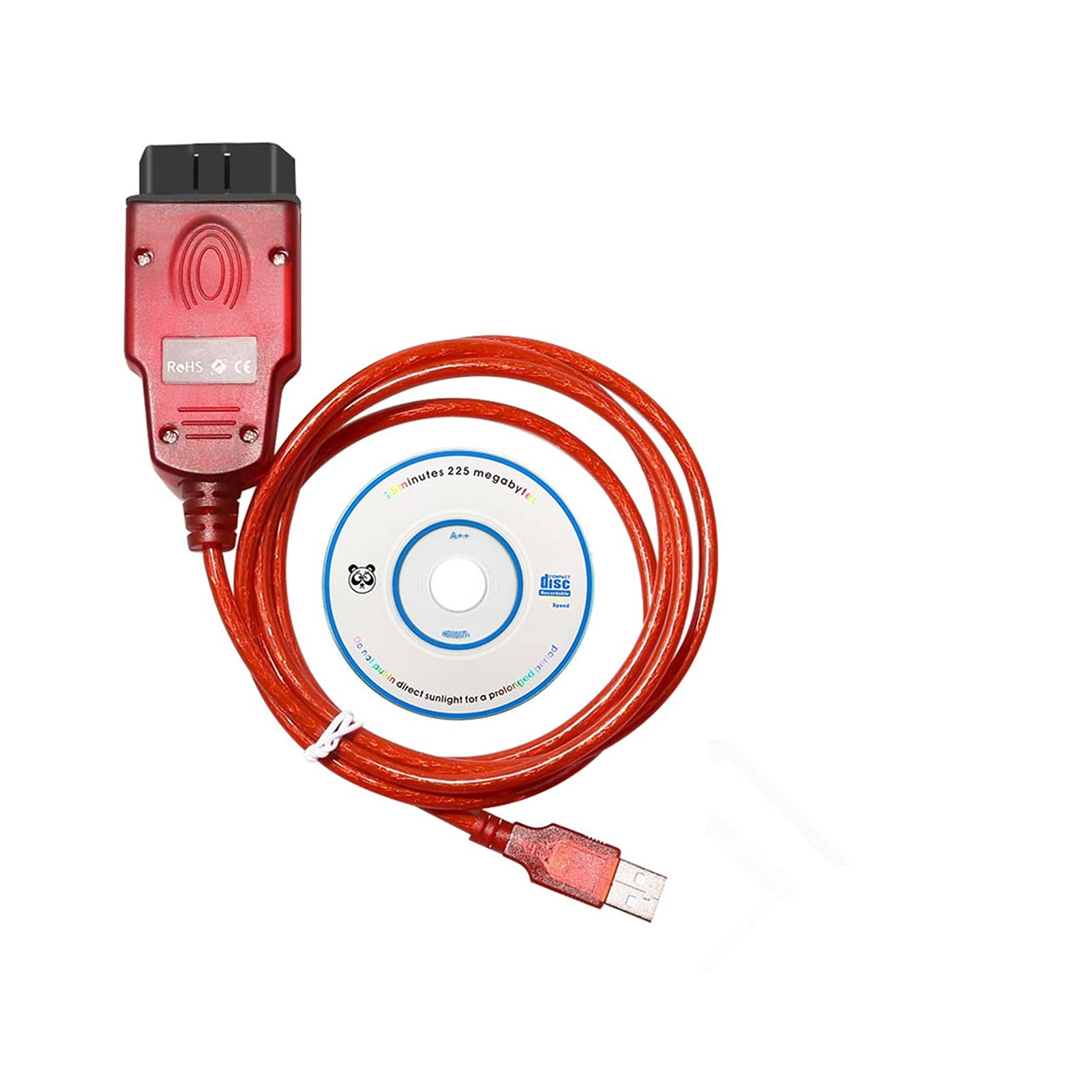 najnowszy kabel diagnostyczny Renolink V1.87 OBD2 pasuje do programatora Renault ECU kodowanie klawiszy Airbag Reset Renolink 1.87 Renolink V1.87 narzędzia (kolor: Renolink V1.52)