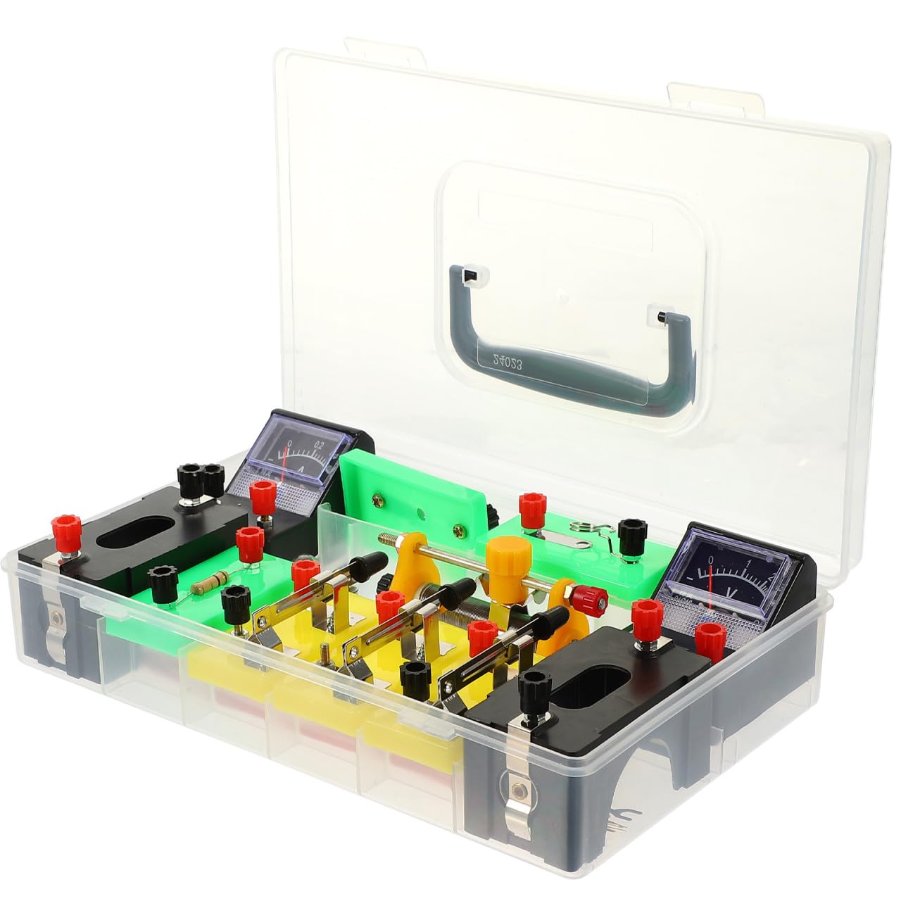 Kit di Esperimenti Elettrici in PVC per Studenti e Lezioni di Fisica | Materiale Pvc, Strumento Educativo per l'Apprendimento Base dell'Elettricità, Facile da Conservare