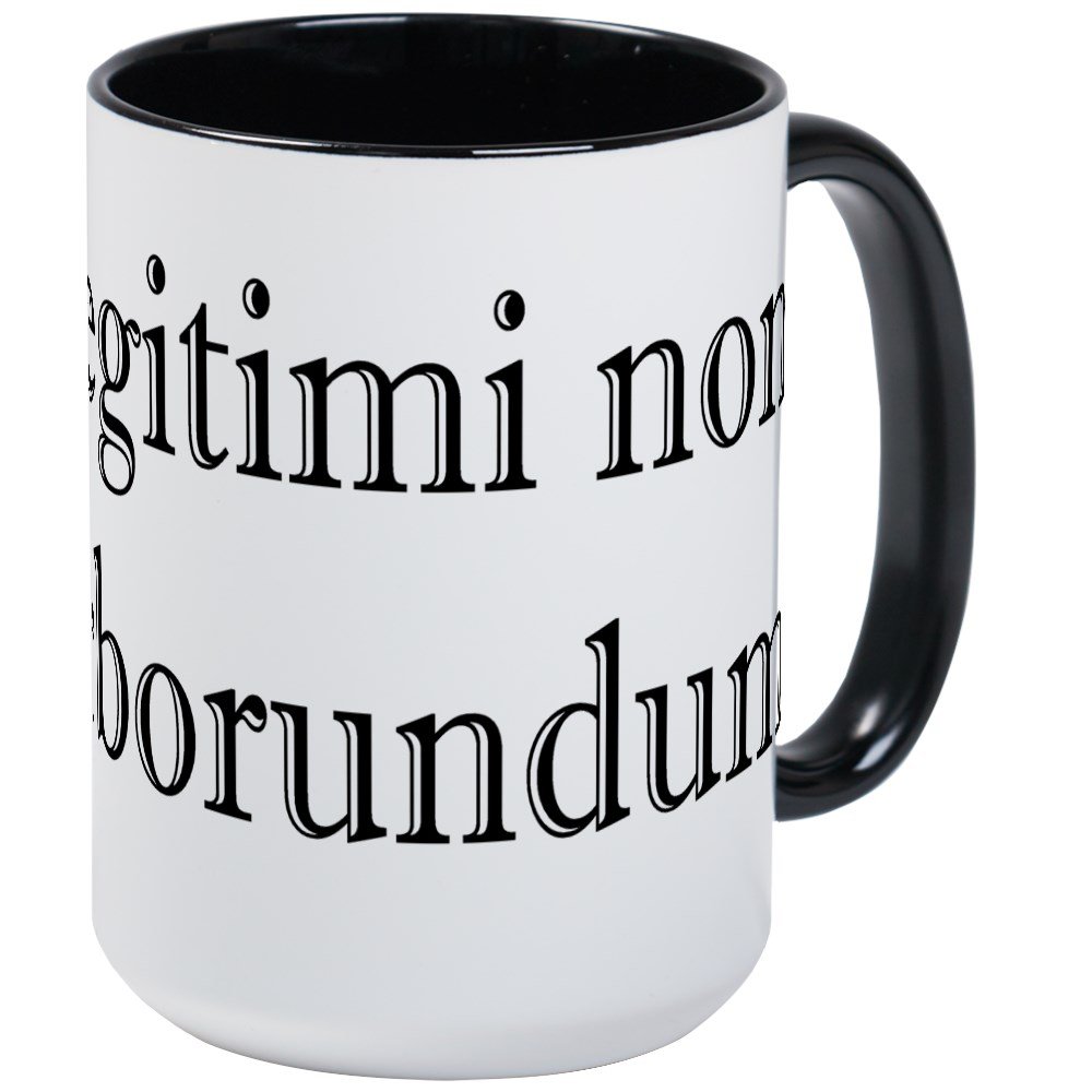 CafePress Illegitimi Non Carborundum Large Mug 15 oz (444 ml) Ceramic Coffee Mug