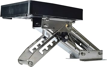 Amarine Made Outboard Motor Bracket Up to 25HP Auxilary Trolling Mount Fit for Most Style of 2-Stroke Outboard Motor