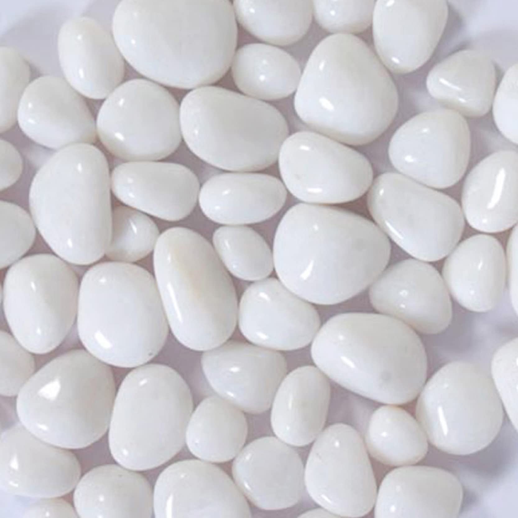 Wisket® 920 Gram White Pebbles -Enhance Your Home and Garden Décor with White Asymmetrical Zen Pebbles, Marbles, and Stones: The Ideal Natural Complement for Your Vase, Aquarium, or Landscape! (B09G53NML9) Amazon Price History, Amazon Price Tracker