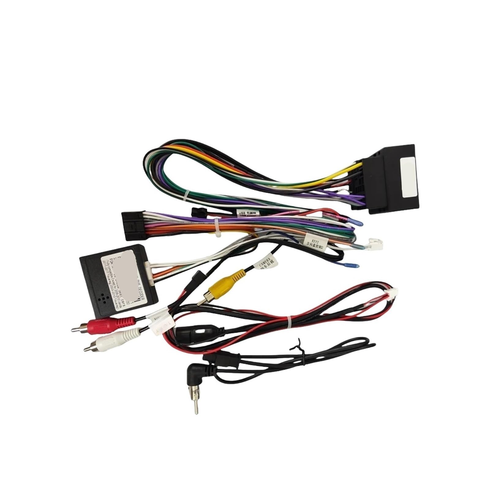 Compatibile con VW Volkswagen Golf 7 2014-2020 Autoradio GPS MP5 Stereo Lettore Android Cavo di alimentazione Cablaggio(RZC Cable Canbus)