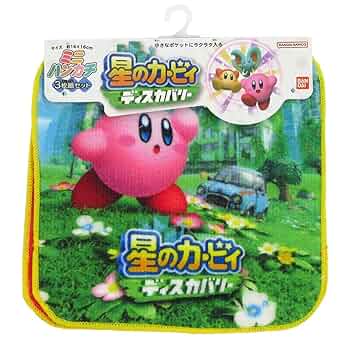 Amazon.co.jp: サロンジェ 星のカービィ 16503 ミニタオル3枚