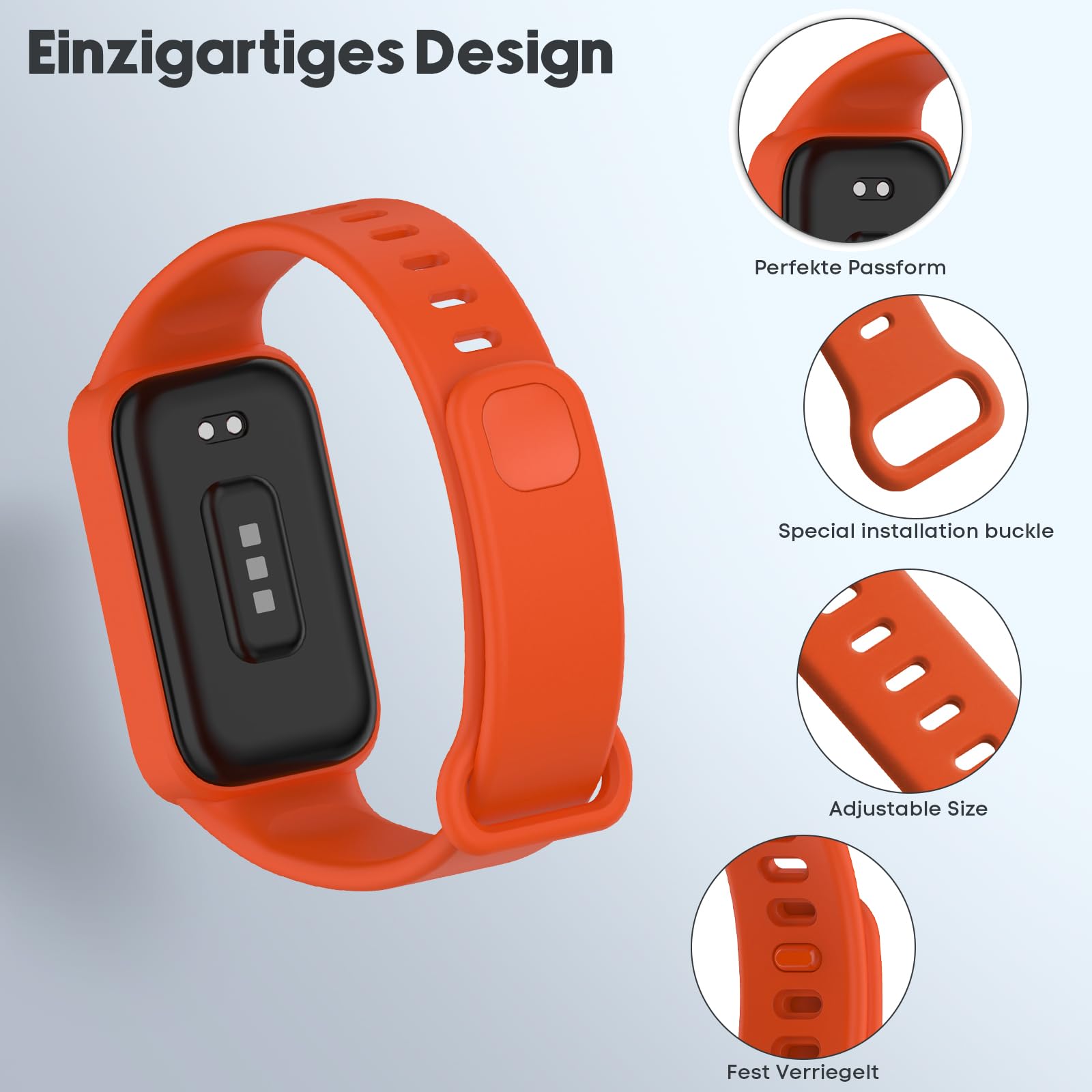 5 Cinturini In Silicone Per Xiaomi Smart Band 9 Active – Morbidi, Traspiranti E Impermeabili, 5 Colori Per Ogni Stile - 2