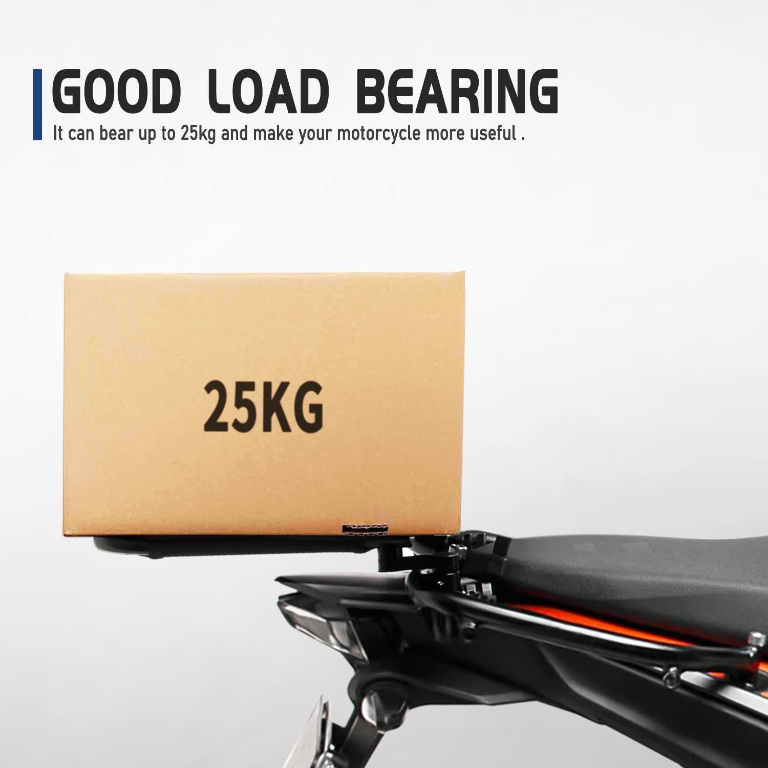 Gepäckträger hinten Stahl schwarz für KTM 390 Adventure ADV 2020-2023 Zubehör