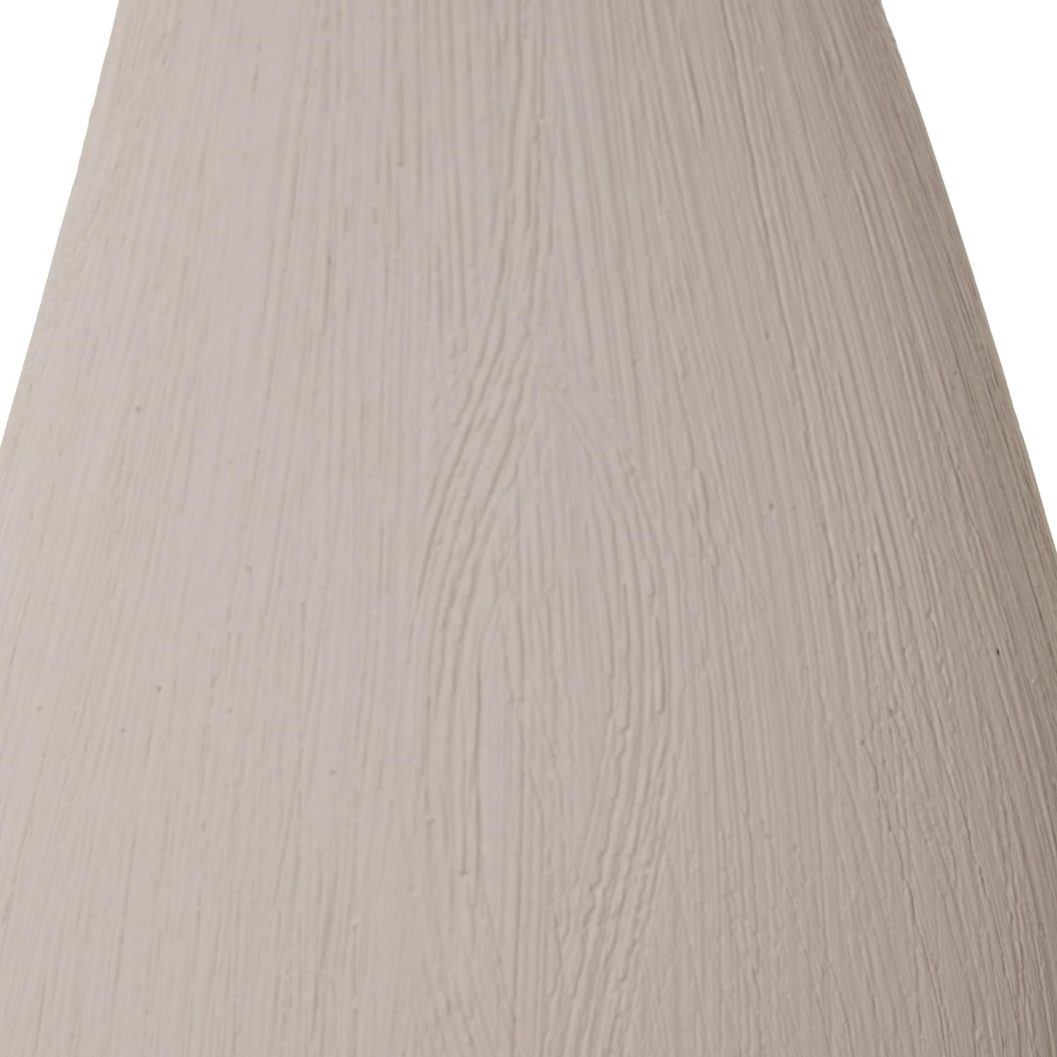 DRW Jarron de Suelo de Ceramica rallado en Crudo 22x22x80 cm
