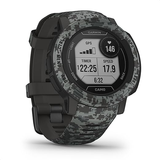 Garmin Instinct 2X Solar – GPS-Smartwatch mit unendlicher Akkulaufzeit im Smartwatch-Modus, über 40 Sport-Apps, Smart Notifications, Garmin Pay,…