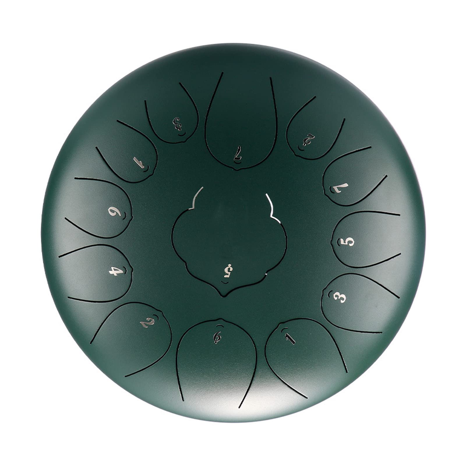 Touche C Tambour éthéré Tambour éthéré 12 Pouces sans souci 13 Tons Steel Tongue Drum 12 Pouces 13 Tons Instrument de Percussion débutant
