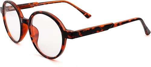 Miniatura 2 de Gafas redondas de bloqueo de luz azul para hombres y mujeres, marco de gafas ópticas, lentes transparentes sin presripción