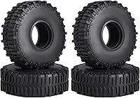 Vista 7 de Hobbypark Neumáticos de Goma Blanda SCX24 1.0 Rock Crawler para 1/18 TRX4M Axial SCX24 Gladiator Bronco C10 JLU Deadbolt B17 Betty 1/18 1/24 RC