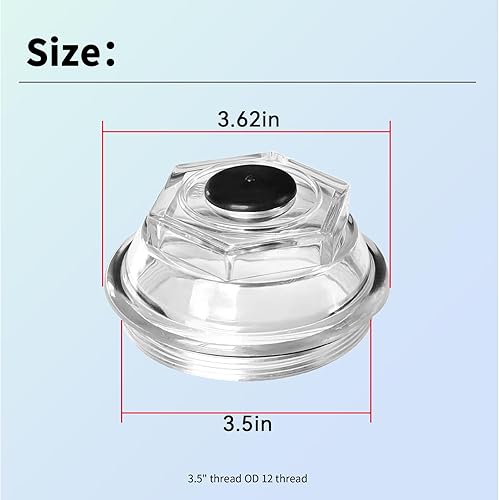 Miniatura 3 de Tapones antipolvo para baño de aceite, K71-704-00, compatibles con Dexter 9k-10K 8-415 430 ejes de servicio general construidos después de julio de