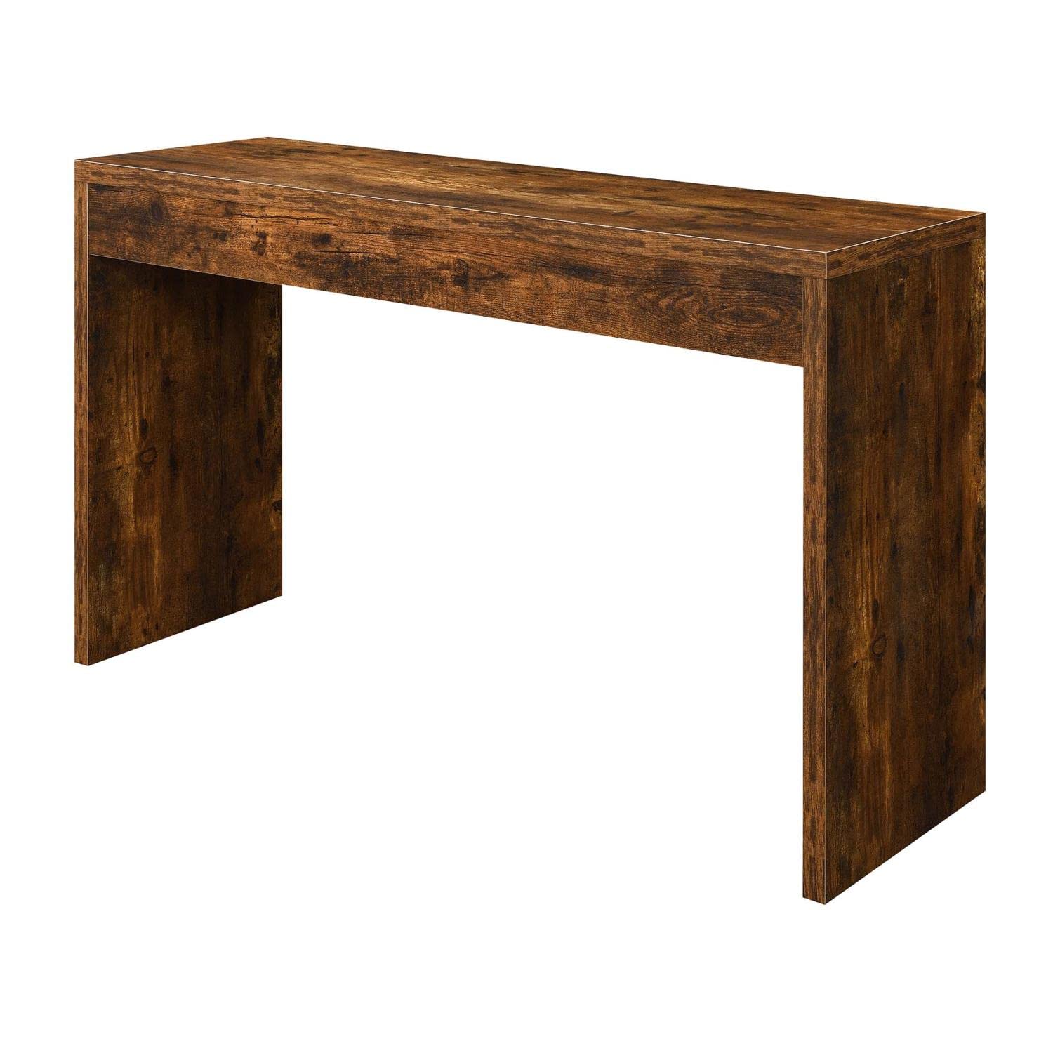 Convenience Concepts Northfield Hall Console Table 48" - Modern, Minimalist Narrow Sofa Display Accent for Contemporary Living Room, Entryway, or Hallway, Barnwood