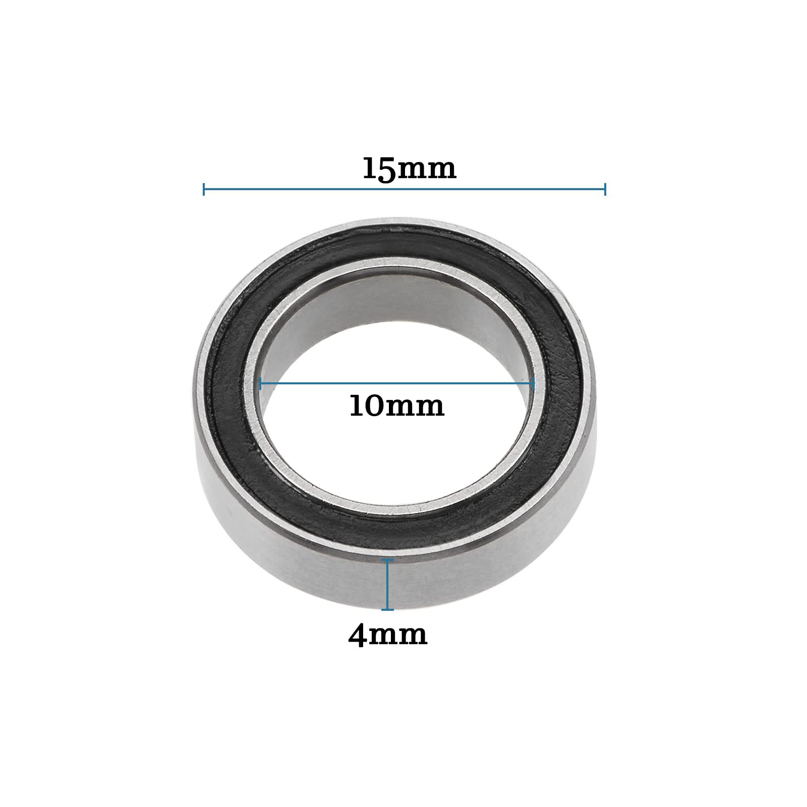 Lot De 2 Roulements 6902-2RS 15x28x7 Mm Acier Chromé Double Joint – Machines, Outils, Vélos, DIY