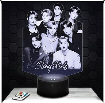 - Stray K Lamp K-Pop Korean Pop 3D Touch Night Light [Energy Class A]