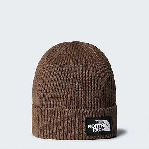 The North Face Unisex Logo Box Cuffed Beanie, Pear, One Size