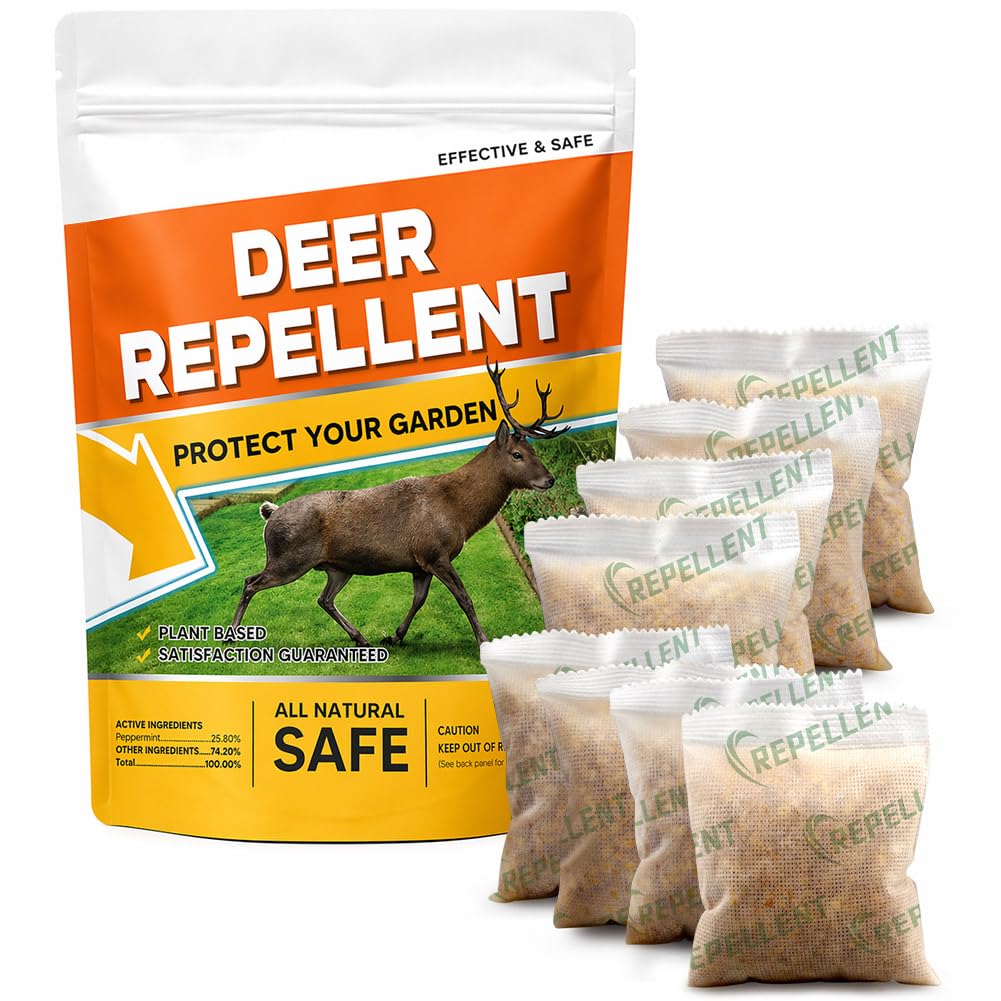fcesiweg Deer Repellent Pouches 8-Pack