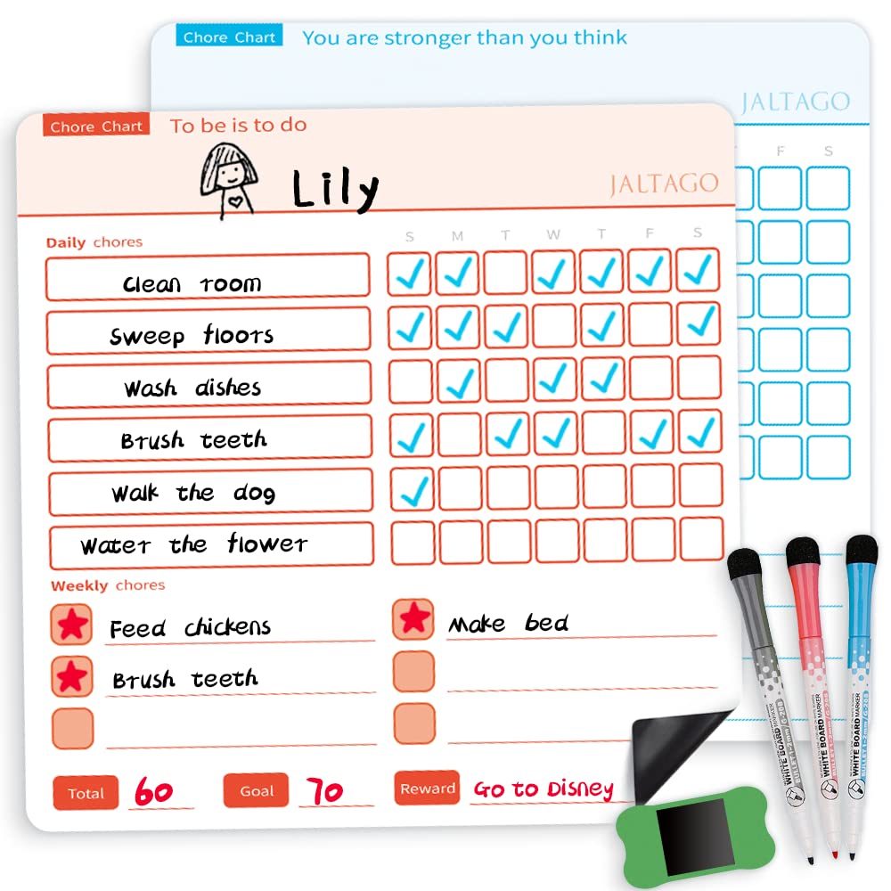 Buy Kids Chore Chart Magnetic Reward Chart For Kids Behavior Chart For 
