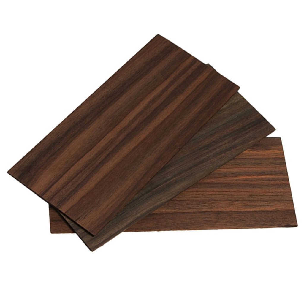 Almencla 3x Unfinished Polished Head Veneer Headstock Veneer Blank Plate for Acoustic Electric Guitars Accessory