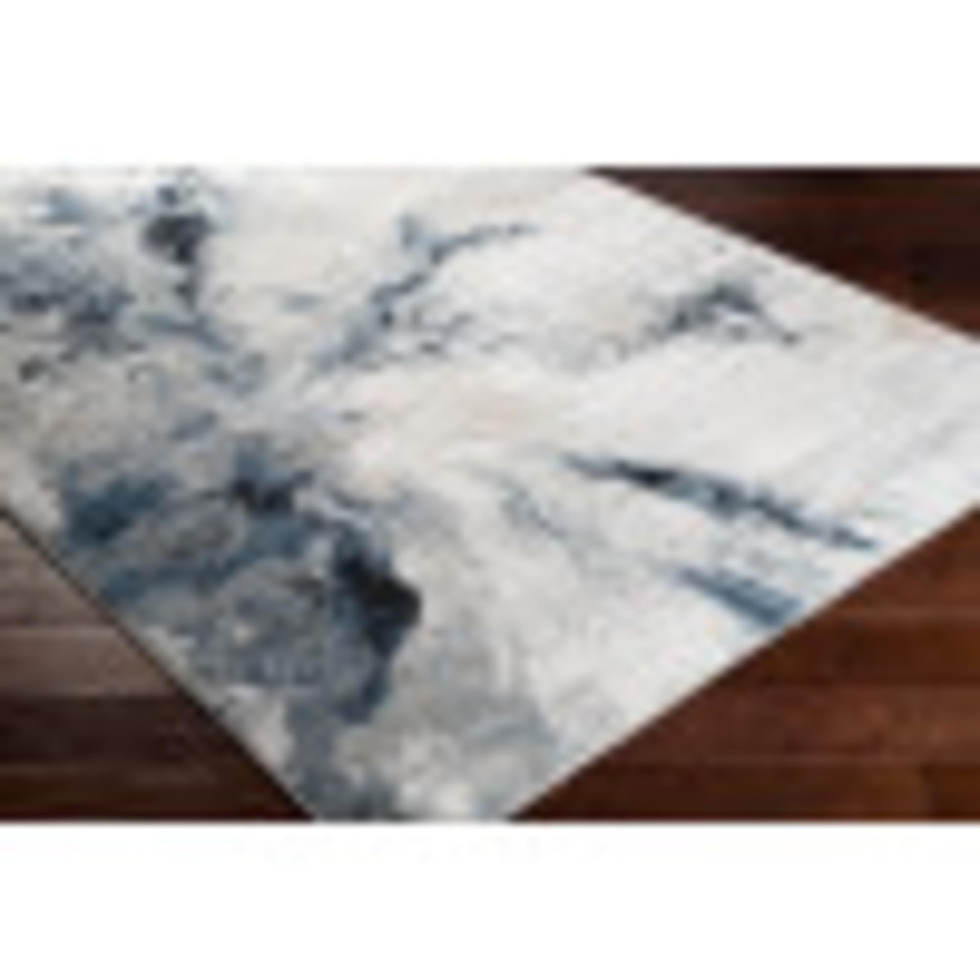 Livabliss New York Tappeto Salotto Moderno Astratto Tappeto Soggiorno, Camera da Letto, Pranzo Moderni Tappeti Effetto Marmo, Morbido e Pelo Corto, Ampio 160x220 cm, Blu, Grigio e Beige