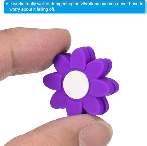 Miniatura 4 de PATIKIL Tennis Racket Dampeners, Soft Silicone Tennis Racquet Vibration Dampeners for Tennis Gift