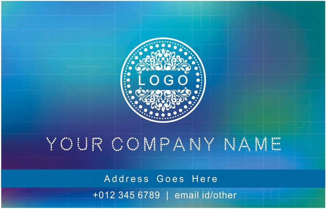 Design Your Own Personalised Business Cards Custom Professional Classic Design Visiting Card- Front-110 LBS -Thick paper