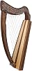 Roosebeck Pixie Harp, Non Standing wFull Chelby Levers
