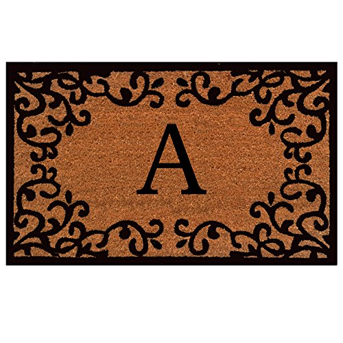 Calloway Mills 180022436A Chateaux Monogram Doormat, 24" x 36" (Letter A)
