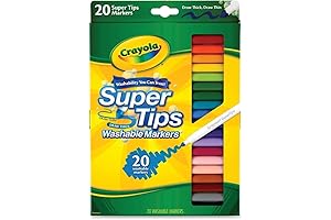 Crayola Washable Super Tips Markers for Colorful Expressions