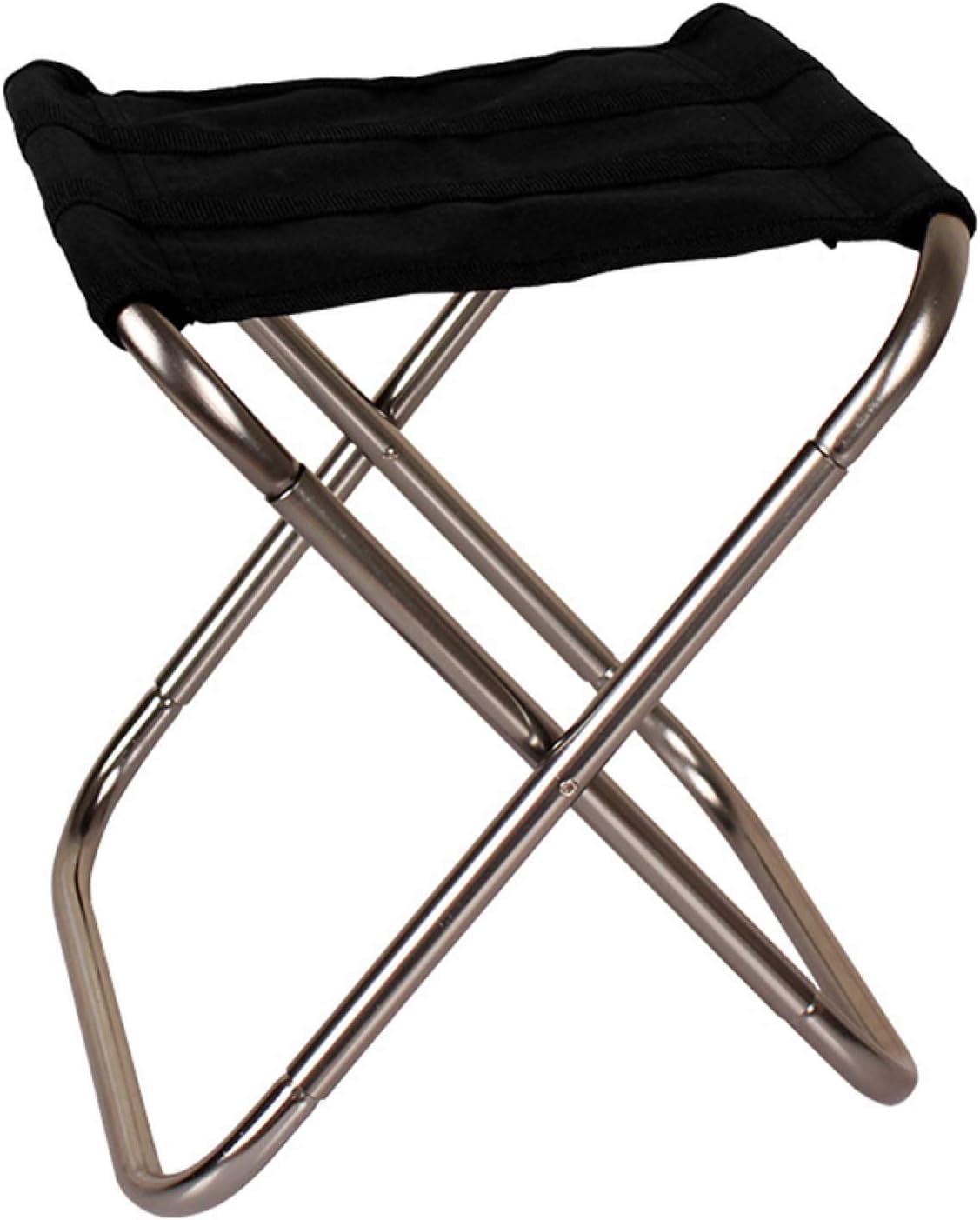 Taburete Plegable, Mini reposapiés Plegable portátil de Aluminio, Taburete for Acampar al Aire Libre y Viajar