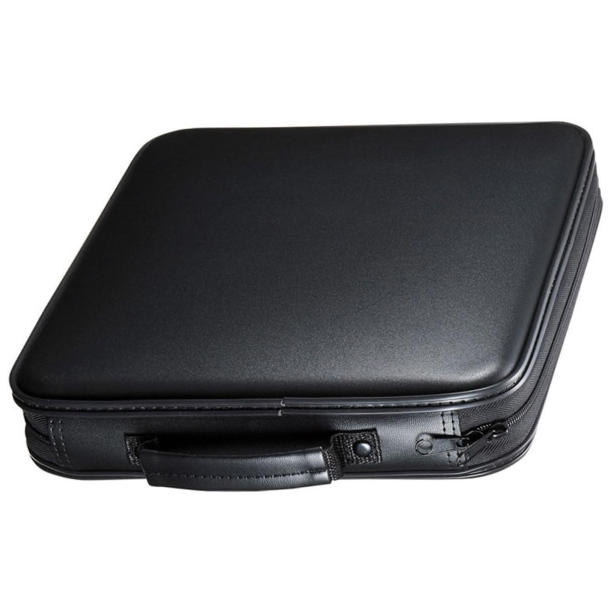Scatola Portadischi Capacità Resistente Custodia Porta Dvd Custodia Porta CD Design Maniglia per Trasporto Comodo