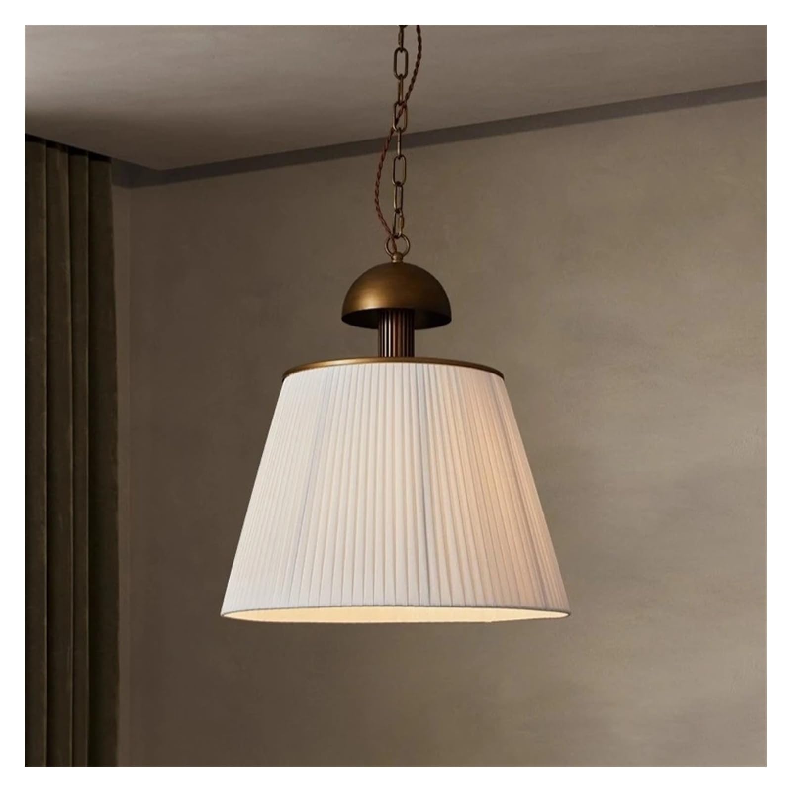 Suspension vintage en tissu japonais pour créer une ambiance d'hôtel