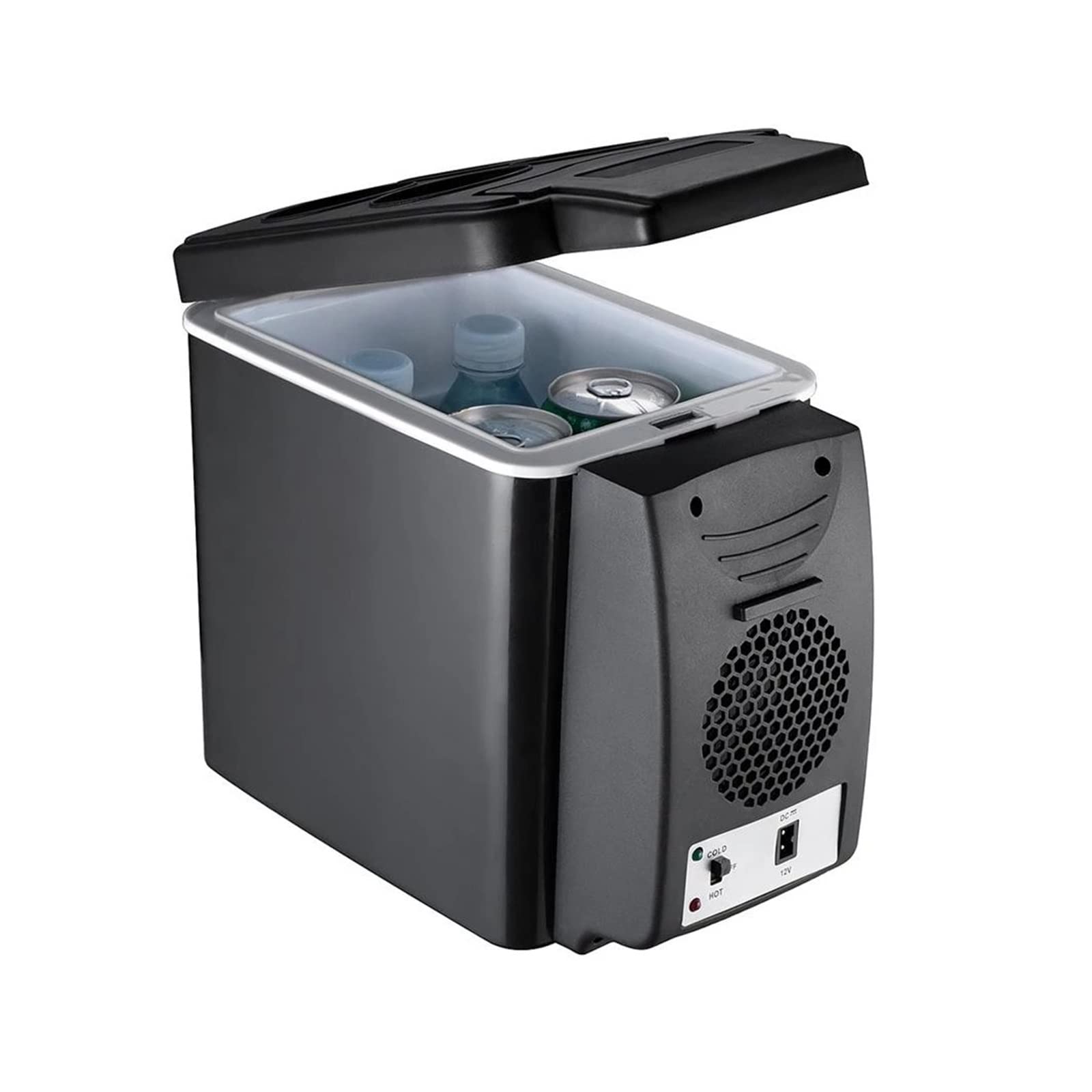 Refrigerador de Coche Refrigerador de 12V 6L Refrigerador de Caja de Hielo de 45W para automóvil Refrigerador portátil de 6 litros Mini refrigerador de automóvil Caja de refrigera