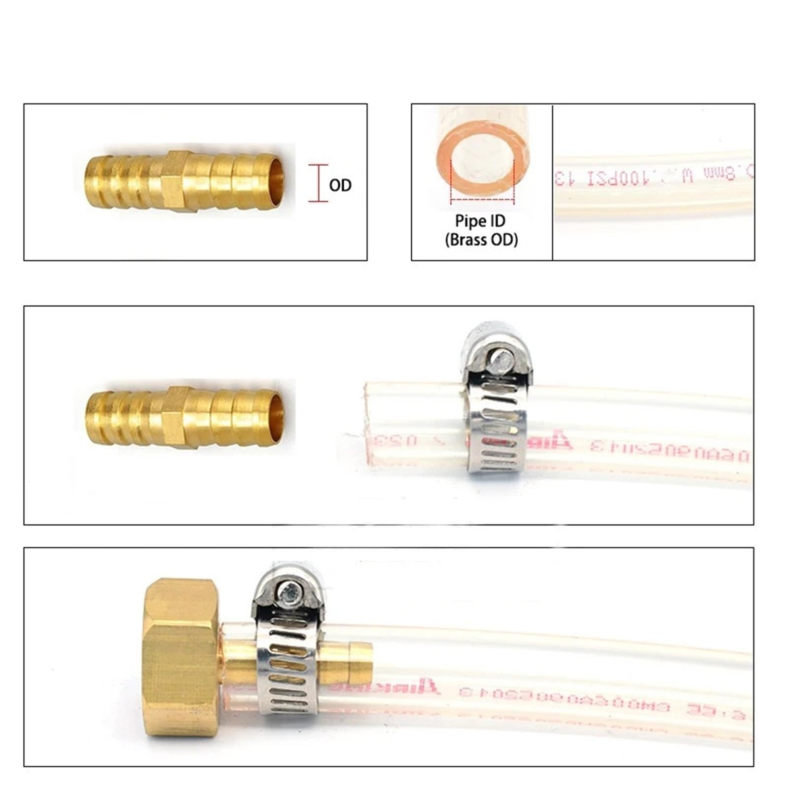 Złączki Złącze Miedziana Pagoda Paliwo Woda Rura Mosiężna Rura Łącznik Adapter 4mm 5 6 8 10 12 T-3-drożny/4-drożny/BT-PM 1 szt. (T-3-drożny, OD 16 mm)