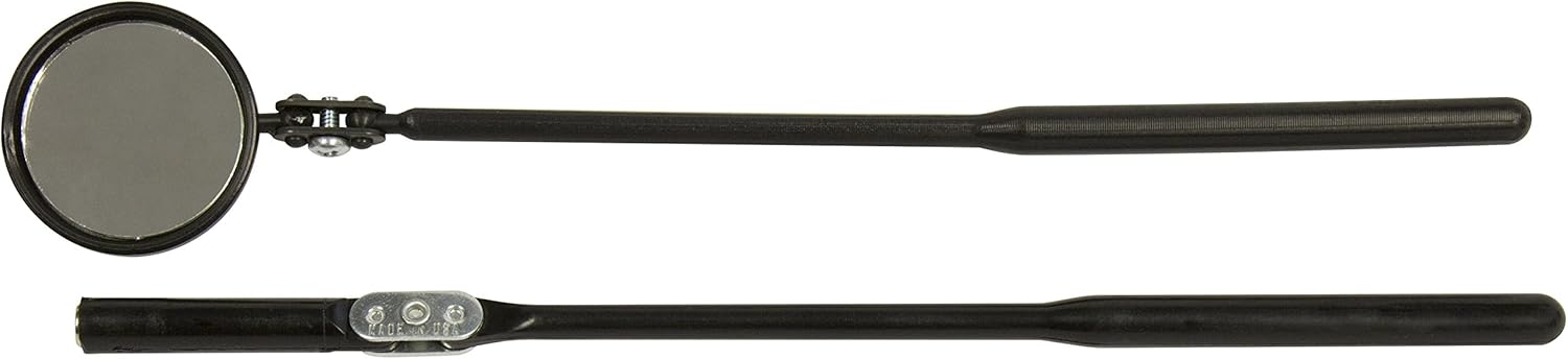 MAG-MATE MMK200 Telescoping Glass Inspection Mirror and Swivel Head Magnetic Retriever Kit, 1-1/2” Diameter Mirror, and Permanent Rare Earth Magnet with 1 lb Lifting Capacity