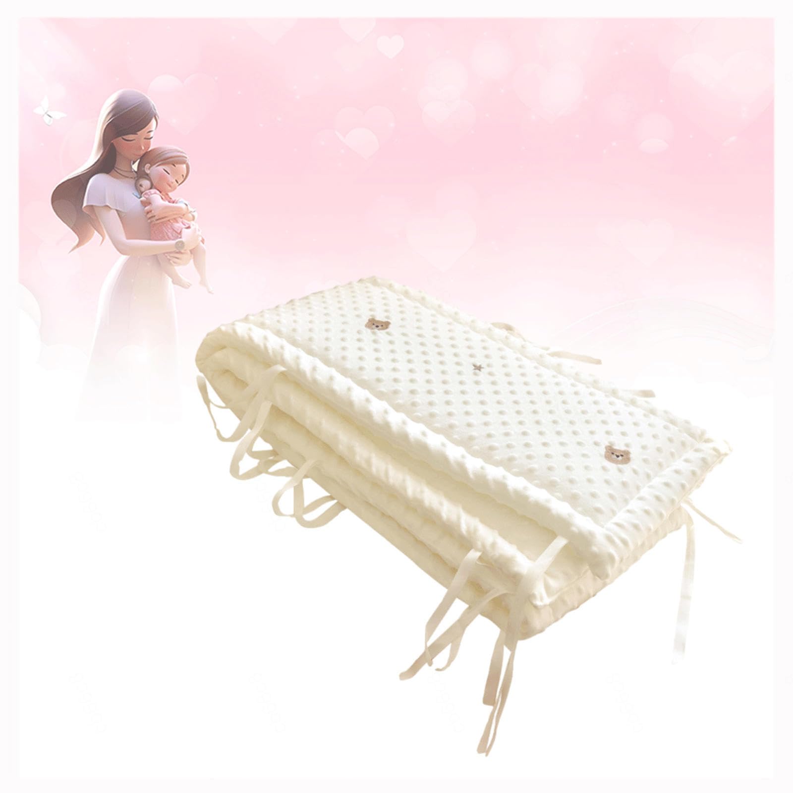 Multi-Purpose Bedding Boards, Soft Breathable Furniture Protectors, Easy to Install and Washable Cushions for Protective Decoration